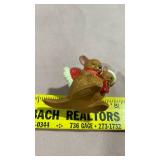 1990s Avon Mouse Figurine with Red Dress