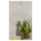 Hand-Blown Glass Bird Figurine