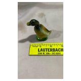 Small Glass Duck Figurine - Japan