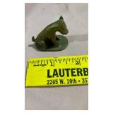Small Bronze dog Figurine