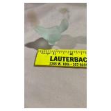 Frosted Glass Bird Figurine