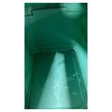 Turquoise Plastic Storage Container