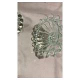 Clear Glass Bobeche Candle Drip Protectors