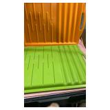 Colorful Plastic Serving Trays Set of 2
