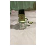 Hand Crank Nut Chopper with Glass Jar