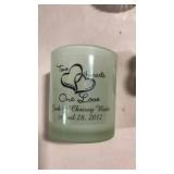 Custom Wedding Votive Candle Holder Set