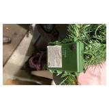 6ft Pre-Lit Christmas garland with Timer untested