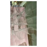 Set of 6 Tall champagne Glasses