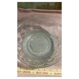 Clear Glass Hobnail Serving Bowl