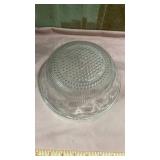 Clear Glass Hobnail Serving Bowl