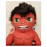 Marvel Plush Talkers Red Hulk Soft Toy, 11.75" Collectible Figure with Sounds & Phrases