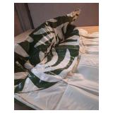 Pool Lounge Palm Pool Lounger - Sun Squad Green: PVC Water Float, Age 6+ 71/4 in L x 32/ in W x 11/16 in H