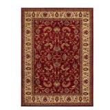 Home Dynamix Area Rugs: Royalty Rug: 3208-215 Red Ivory 1 9 x7 2