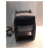 Pivoting 11.2 in. 3 Speed High Velocity Blower Fan for Home, Job Site in Gray, 375 CFM, 2 120V Outlets, Circuit Breaker - Lasko (See Pics) - Retail: $118