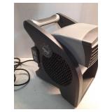 Pivoting 11.2 in. 3 Speed High Velocity Blower Fan for Home, Job Site in Gray, 375 CFM, 2 120V Outlets, Circuit Breaker - Lasko (See Pics) - Retail: $118