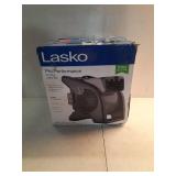 Pivoting 11.2 in. 3 Speed High Velocity Blower Fan for Home, Job Site in Gray, 375 CFM, 2 120V Outlets, Circuit Breaker - Lasko (See Pics) - Retail: $118