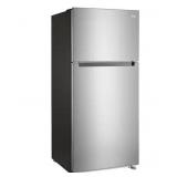 18 cu. ft. Top Freezer Refrigerator in Stainless Steel, Garage Ready (Cosmetic Damage) - Retail: $569