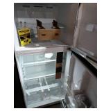 18 cu. ft. Top Freezer Refrigerator in Stainless Steel, Garage Ready (Cosmetic Damage) - Retail: $569