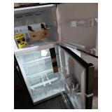 18 cu. ft. Top Freezer Refrigerator in Stainless Steel, Garage Ready (Cosmetic Damage) - Retail: $569