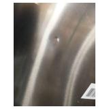 18 cu. ft. Top Freezer Refrigerator in Stainless Steel, Garage Ready (Cosmetic Damage) - Retail: $569