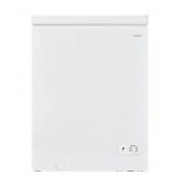 5.0 cu. ft. Manual Defrost Chest Freezer with LED Light in White Garage Ready (Cosmetic Damage)- Retail: $199