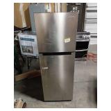 10.1 cu. ft. Top Freezer Refrigerator in Stainless Steel, Garage Ready - Retail: $499