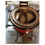 Kamado Joe 18 in. Classic Joe II Charcoal Kamado Grill and Smoker Red - Retail: $1,500