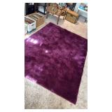 Kingston Collection Mulberry plush area rug 7ft 2 in x 5 ft 3 in