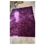 Kingston Collection Mulberry plush area rug 7ft 2 in x 5 ft 3 in
