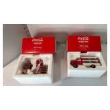 Dept 56 Coca Cola Snow Village Delivery Men and Delivery Truck