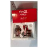 Dept 56 Coca Cola Snow Village Delivery Men and Delivery Truck