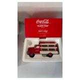 Dept 56 Coca Cola Snow Village Delivery Men and Delivery Truck