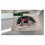 Dept 56 Snow Village Accessories lighted Bridge Over The Icy Pond