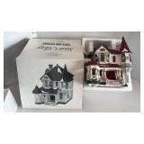 Dept 56 Snow Village lighted Queen Anne Victorian