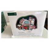 Dept 56 Snow Village lighted North Pole Series Beard Bris Sleigh Wash