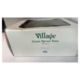Dept 56 Village Green Spruce Trees set of 2