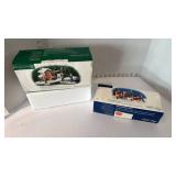 Dept 56 Snow Village Picking Out The Christmas Tree and Christmas Visit To The Florist