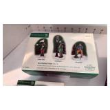 Dept 56 Village Express Van, Busy Railway Station and Postal Pick-Up