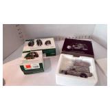 Dept 56 Village Express Van, Busy Railway Station and Postal Pick-Up