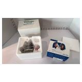 Dept 56 Snow Village Our Own Village Park Bench and Is That Frosty