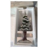 Dept 56 Porcelain Pine Tree set of 2