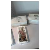 Dept 56 Birch Tree Cluster with 2 mailboxes set of 2