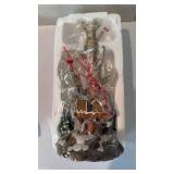 Dept 56 Birch Tree Cluster with 2 mailboxes set of 2