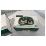 Dept 56 The Queen Parliamentary Coach, Lord & Taylor Wagon 1998 with Village Momuments