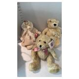 Bunnies By The Ray bear and 2 collectible bears