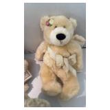Bunnies By The Ray bear and 2 collectible bears