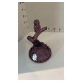 Fenton violet ring tree