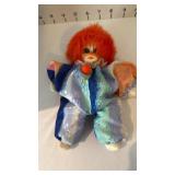 Handmade and painted clown