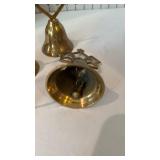 Brass tea kettle and brass bells