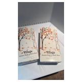 Dept 56 Snow Village Autumn Maple and Birch Trees set of 2